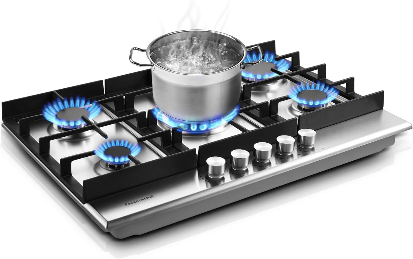 30 Inch Gas Cooktop with 5 High Efficiency Burners for Kitchen
