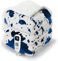 Cow Print Heated Blanket Twin with 10 Heat Levels for Comfort