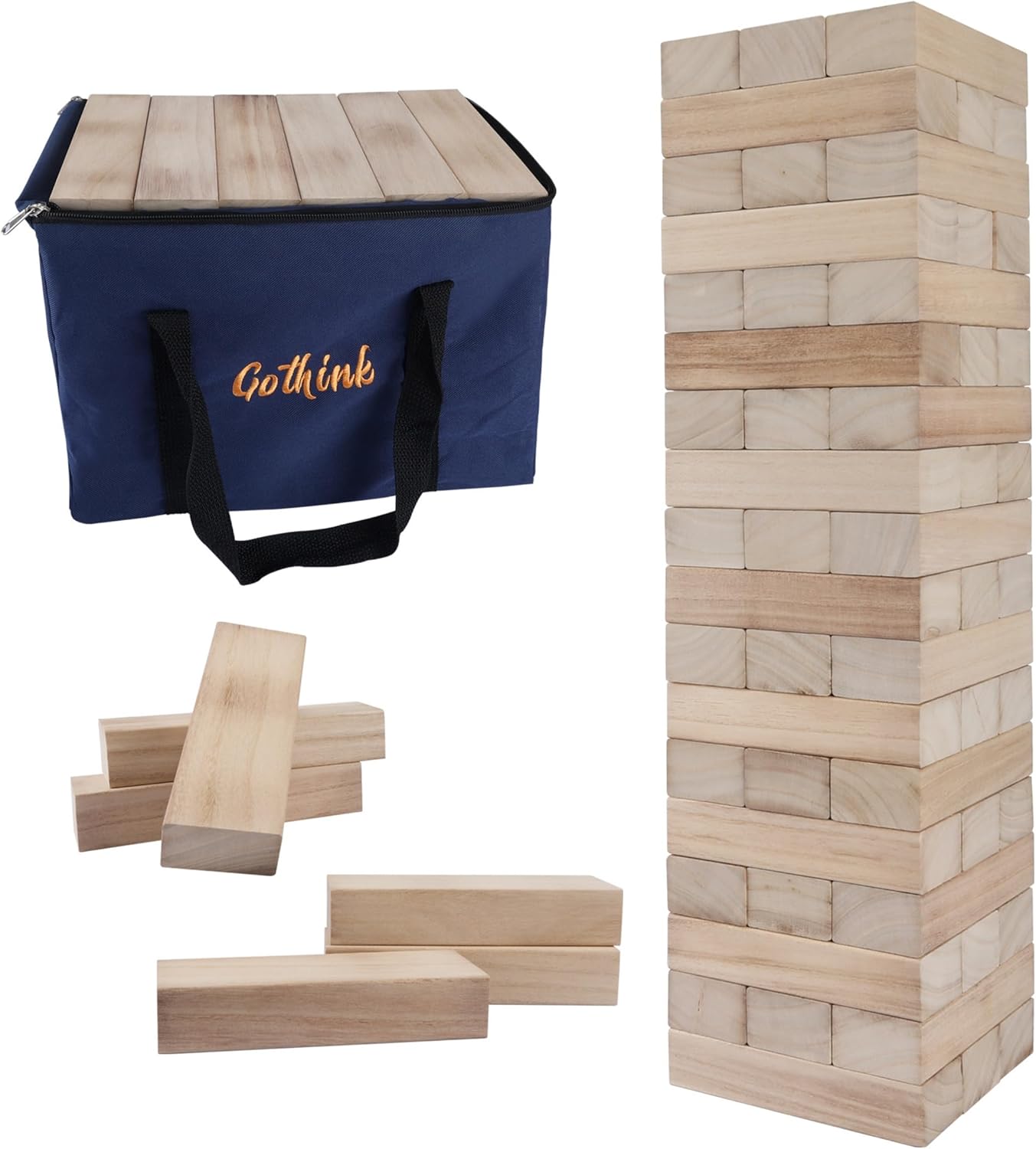 Giant Tumble Tower Game for Family Fun and Outdoor Play