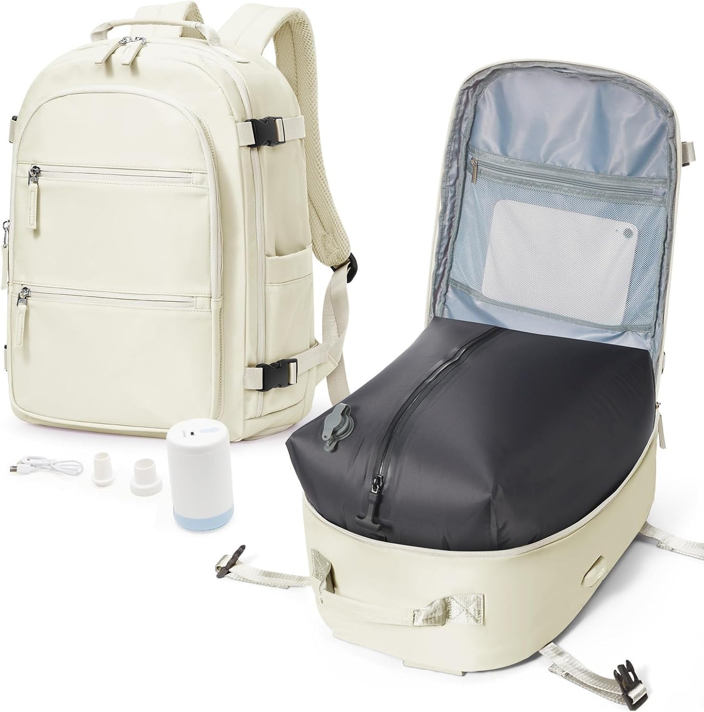 VGCUB Small Vacuum Backpack Travel with Electric Pump System