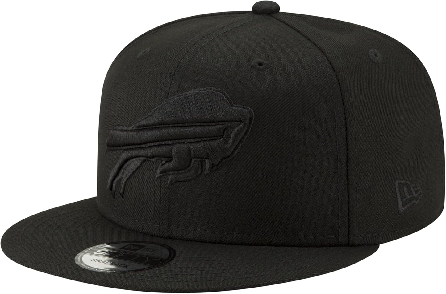 New Era NFL 9FIFTY Black On Black Snapback Hat for Sports Fans