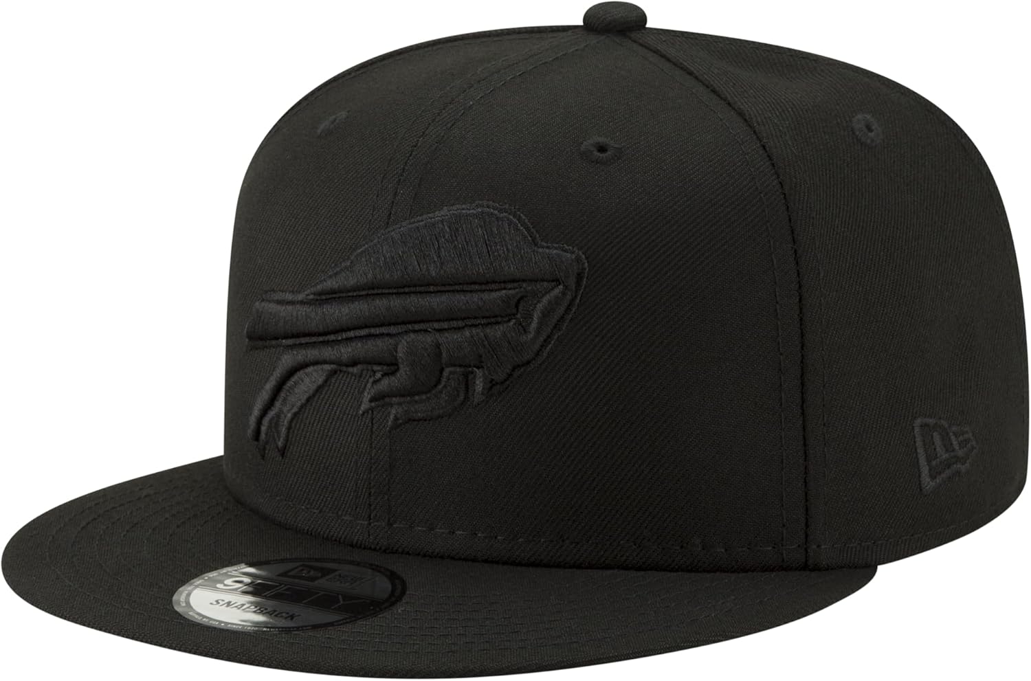 New Era NFL 9FIFTY Black On Black Snapback Hat for Sports Fans