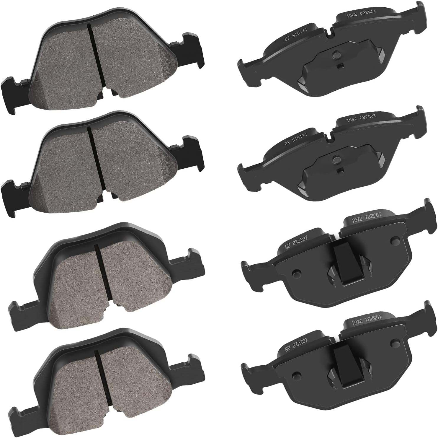 cciyu D918 D1042 Front Rear Ceramic Brake Pads Kits for BMW