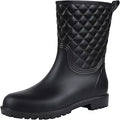 Women's Mid-Calf Waterproof Rain Boots - Lightweight Comfort
