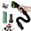 Pet Vacuum Grooming Comb Brush Hair Remover - No-Mess Deshedding
