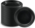 PLASTICPRO 800 PCS Black 6 in Disposable Plastic Plates - Lightweight