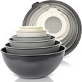 WHYSKO Mixing Bowl Set 12 Piece - Nesting Bowls with Lids