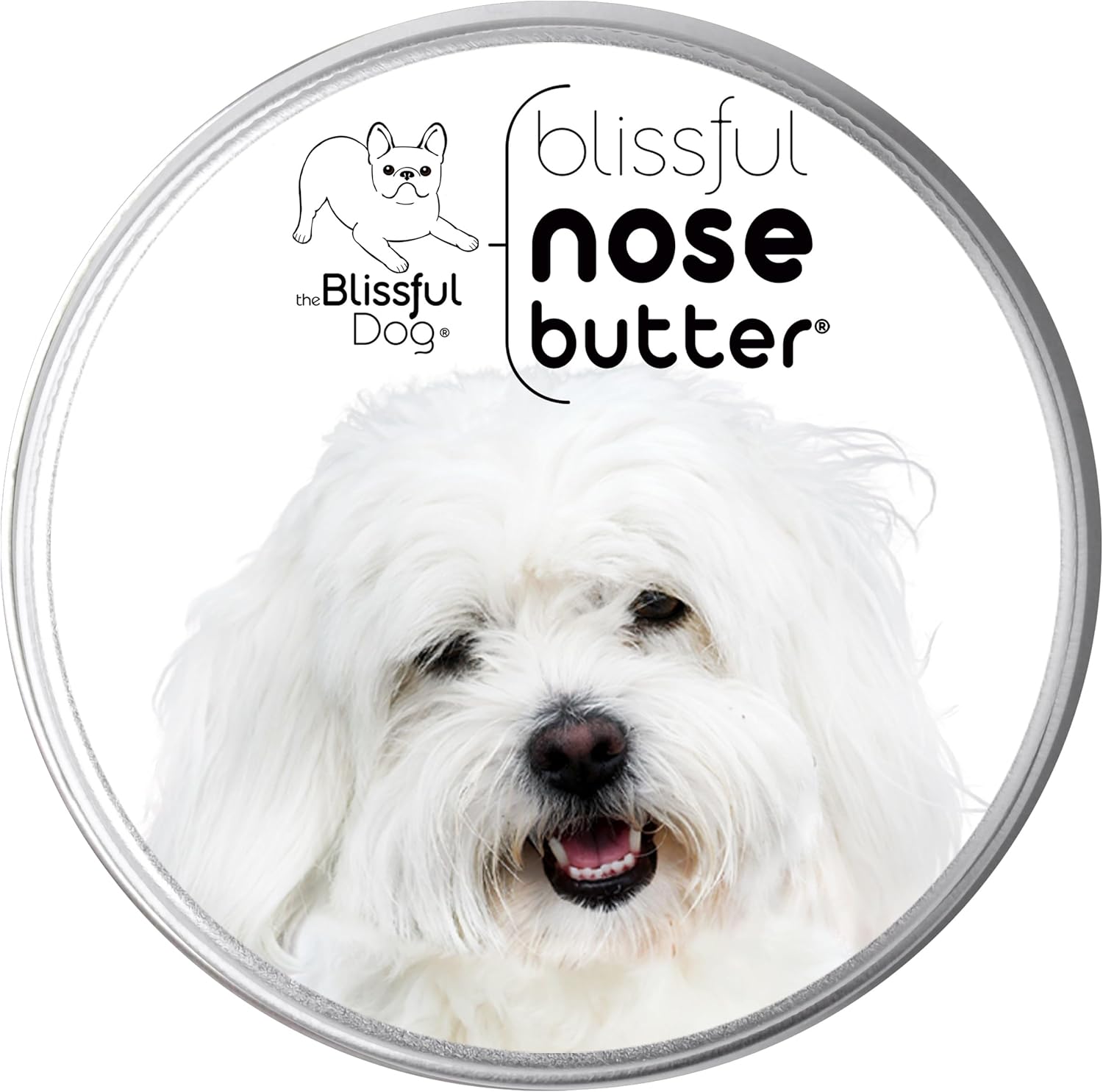 Coton De Tulear Unscented Nose Butter for Dogs - 8-Ounce Tin