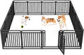 Dog Playpen 32 in Foldable Metal Playpen - Portable Yard Pen