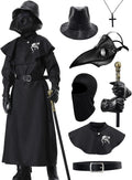 Plague Doctor Costume Kids Medieval Monk Cosplay Set - Full Role Play