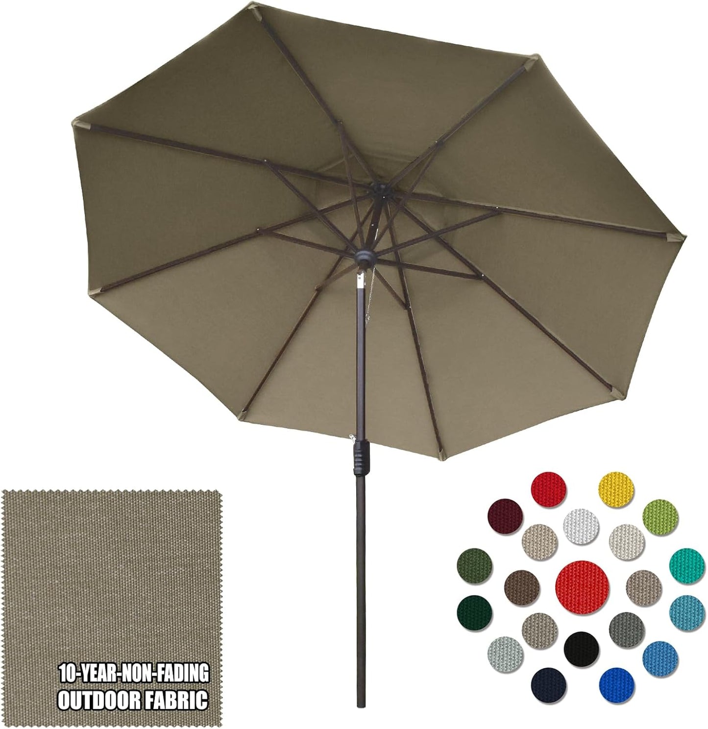 Eurmax 10-Year Non-Fading 10Ft Market Umbrella Review