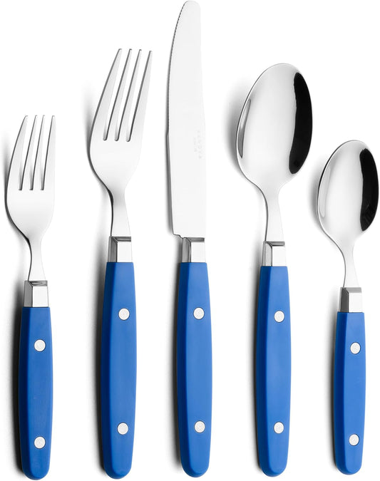 ANNOVA Colorful Stainless Steel Flatware Set for Elegant Dining