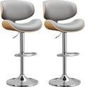 YaFiti Bar Stools Set of 2, Adjustable Swivel Chairs