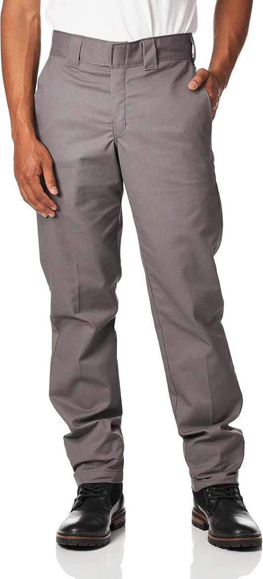 Dickies Men's Flex Slim Fit Taper Leg Work Pants for Comfort