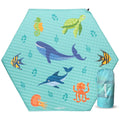 Self Inflating Hexagon Playpen Mat - 52in x 45in Portable Play Area