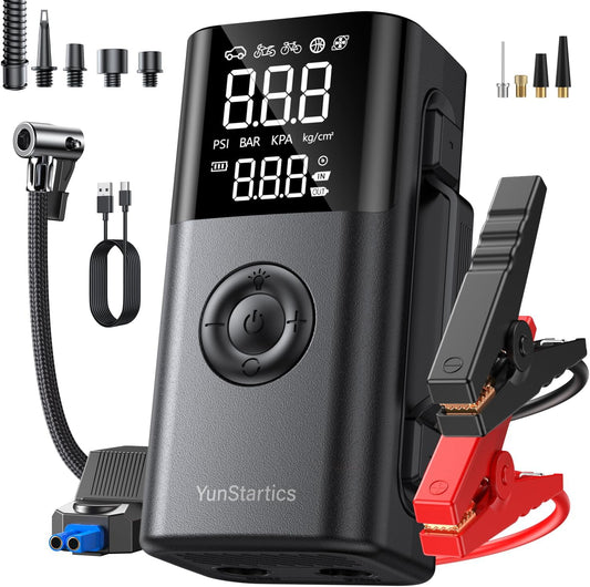 4000A Jump Starter with Air Compressor - Portable Power Pack