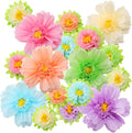 TaoBary 36 Pcs 20 in Colorful Tissue Paper Flowers - Party Backdrop