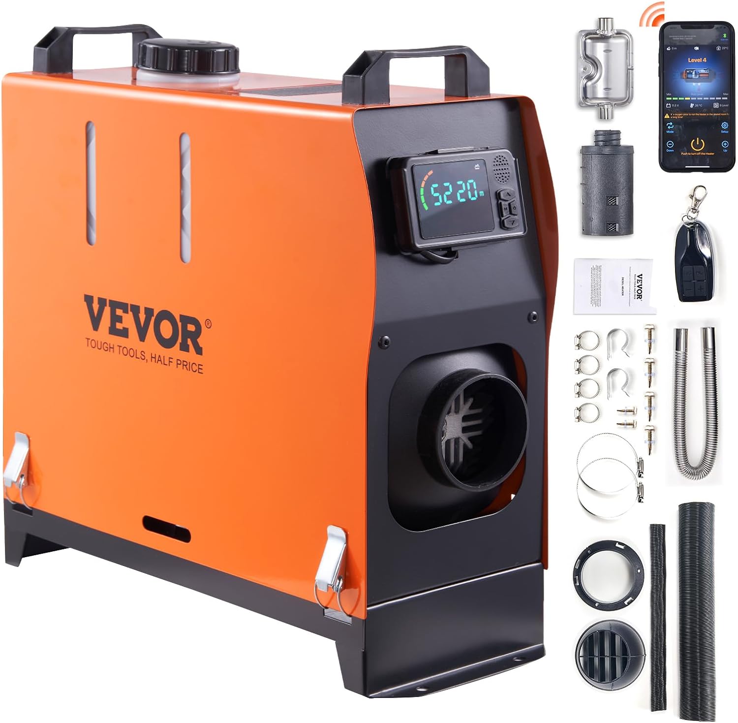 8KW Diesel Heater: Bluetooth App, Altitude Adjustment