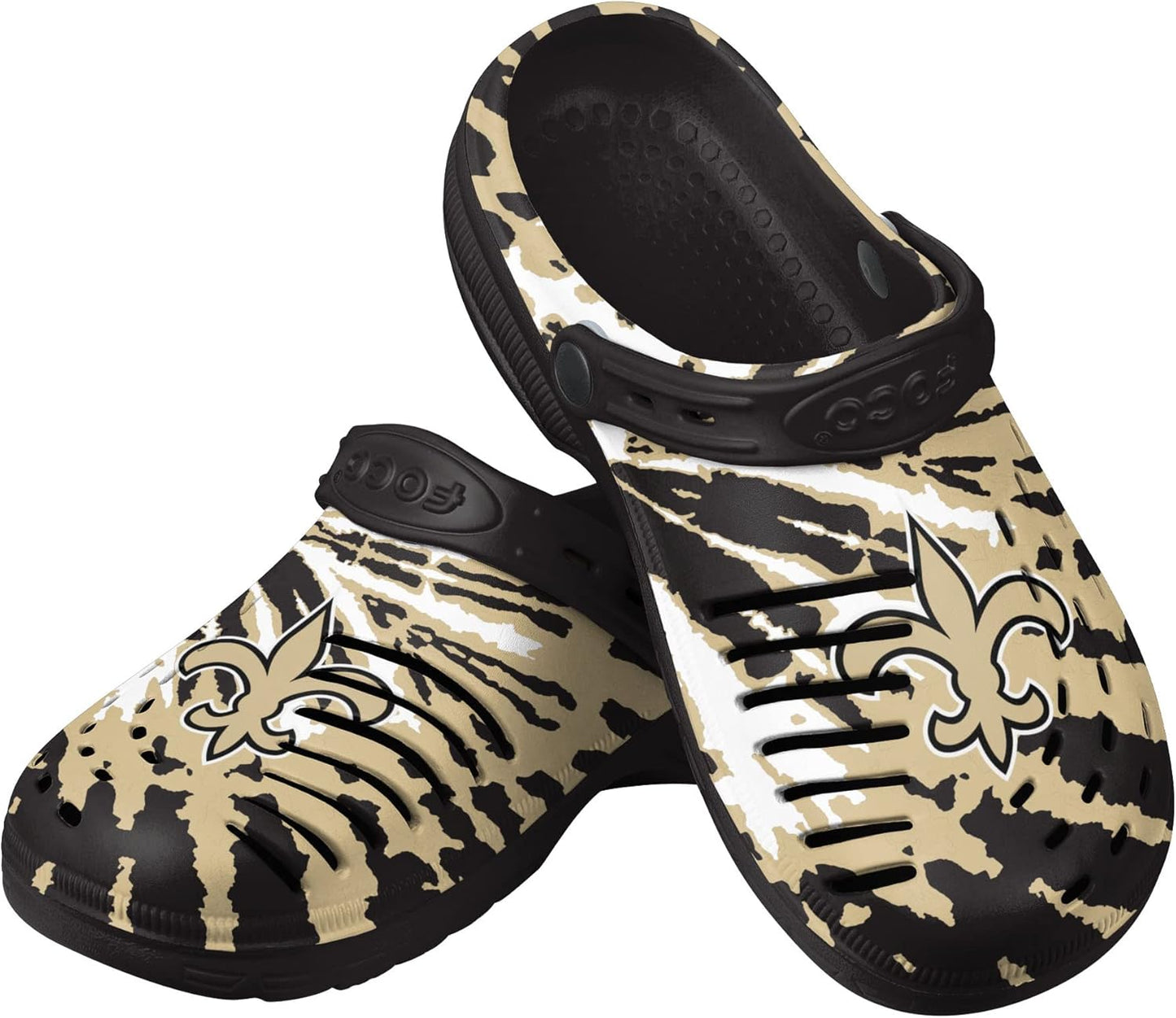 FOCO Men's NFL Team Logo Tie-dye Garden Water Sandals Shoes