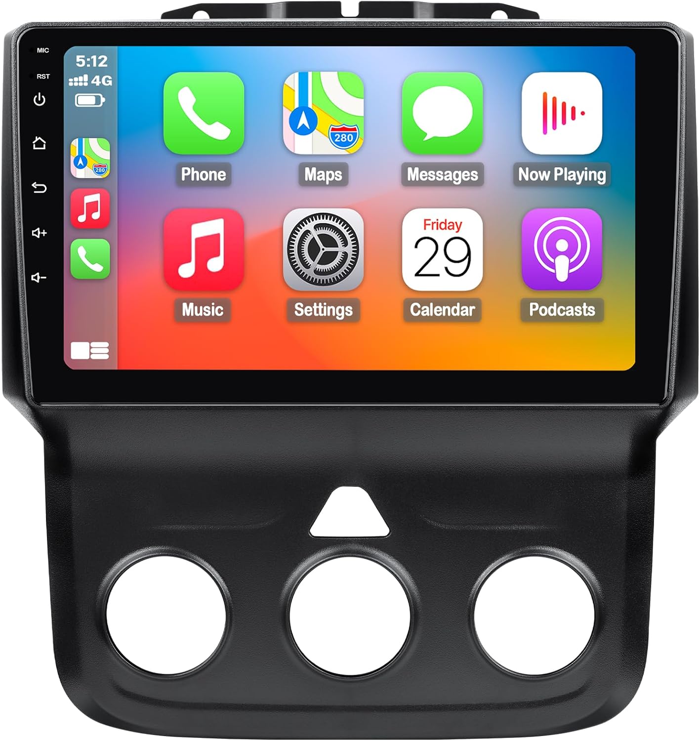 Car Stereo for Dodge RAM 1500 2500 3500 with Wireless CarPlay