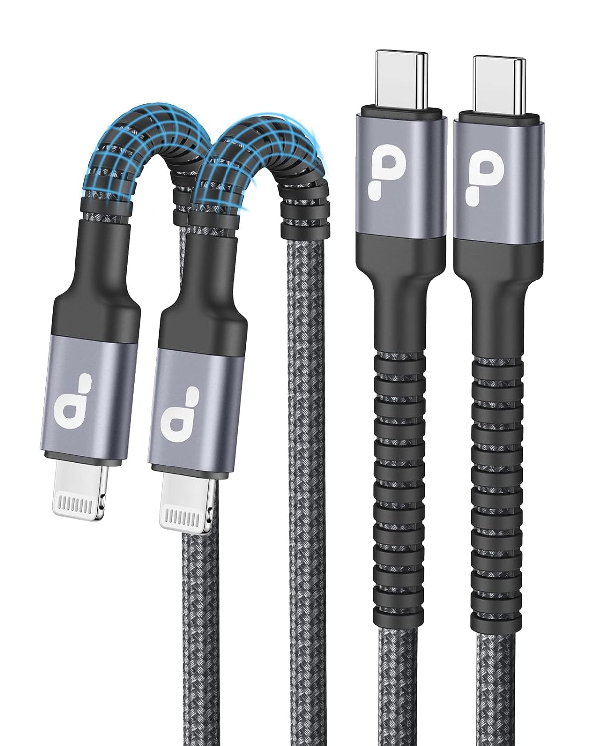 Apple MFi Certified 10FT Fast Charger Duo for iPhone