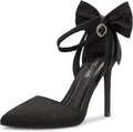 Carcuume Women's Closed Toe Heels Pointed Toe Pumps - Elegant 4in