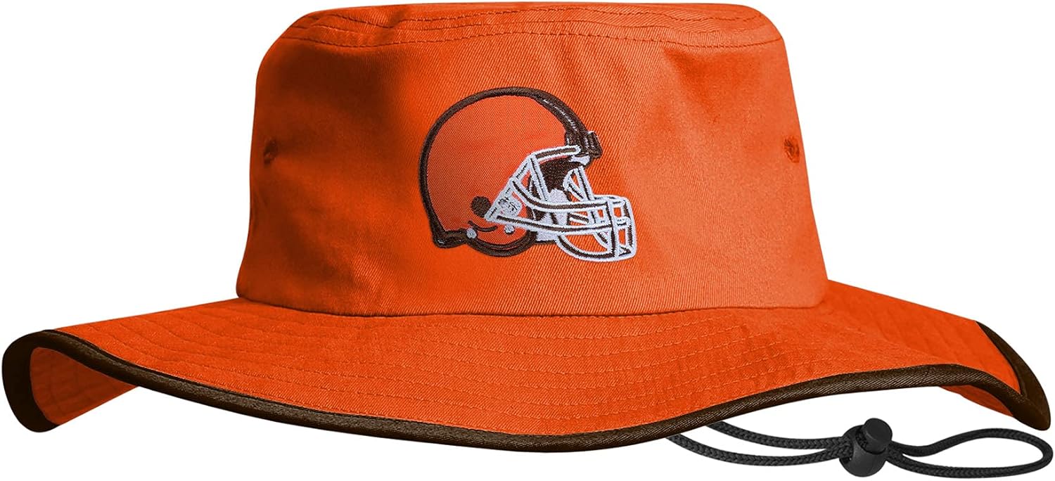 FOCO Unisex NFL Team Logo Bucket Hat for Outdoor Fun