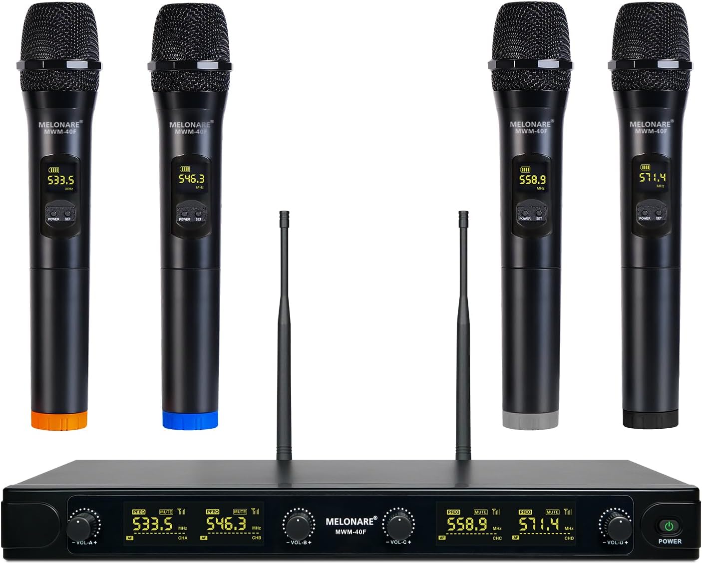 UHF Wireless Microphone System for Karaoke, DJ, and Events