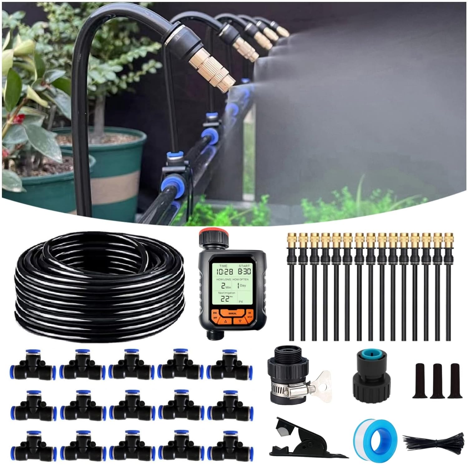 New Quick Connector Drip Irrigation Kits for Garden Plants
