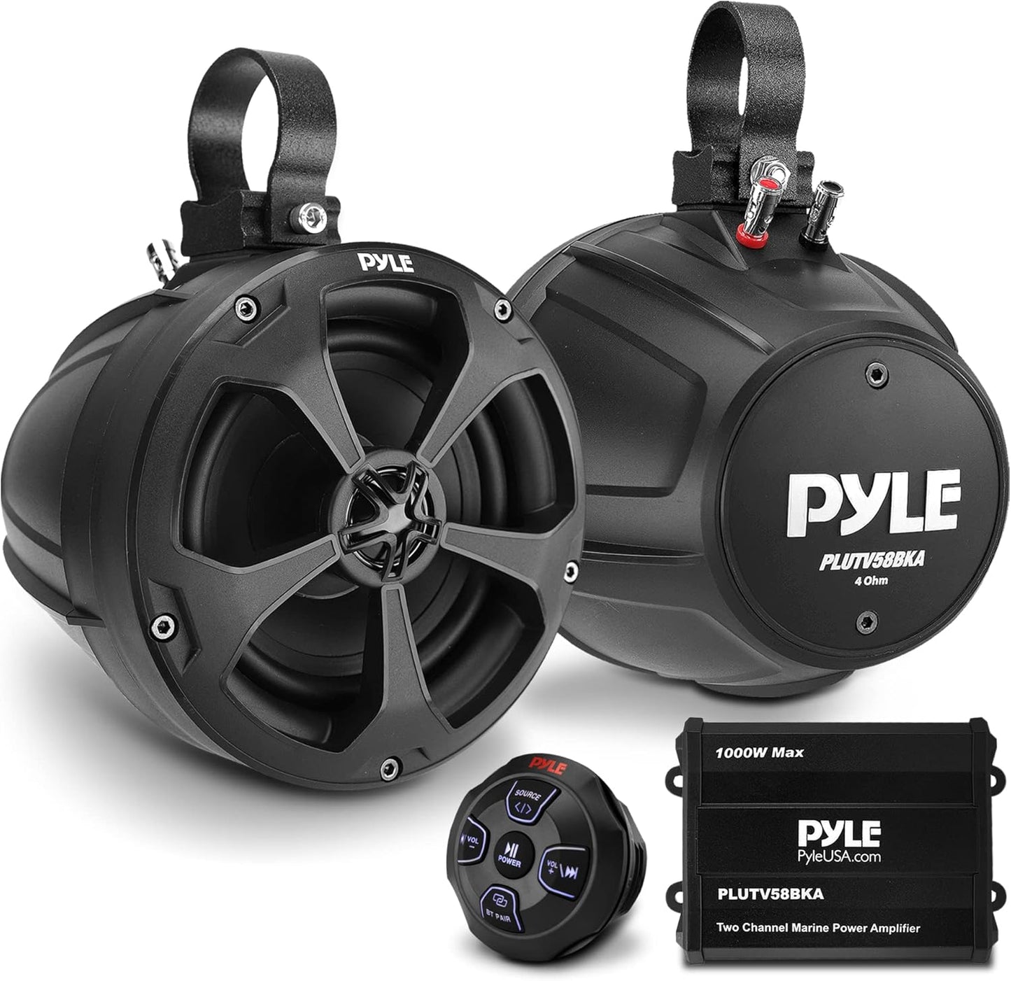 1000W Marine Speaker & BT Controller Kit