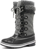 DREAM PAIRS Women's Mid-Calf Waterproof Winter Snow Boots MONTE_02 -25