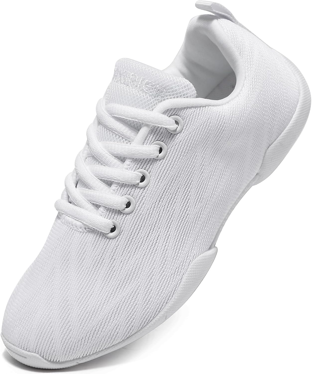 BAXINIER Girls White Cheerleading Shoes for Training and Dance