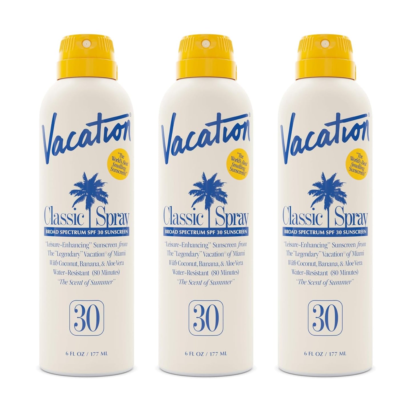 Vacation Classic Sunscreen Spray SPF 30 - Lightweight & Vegan