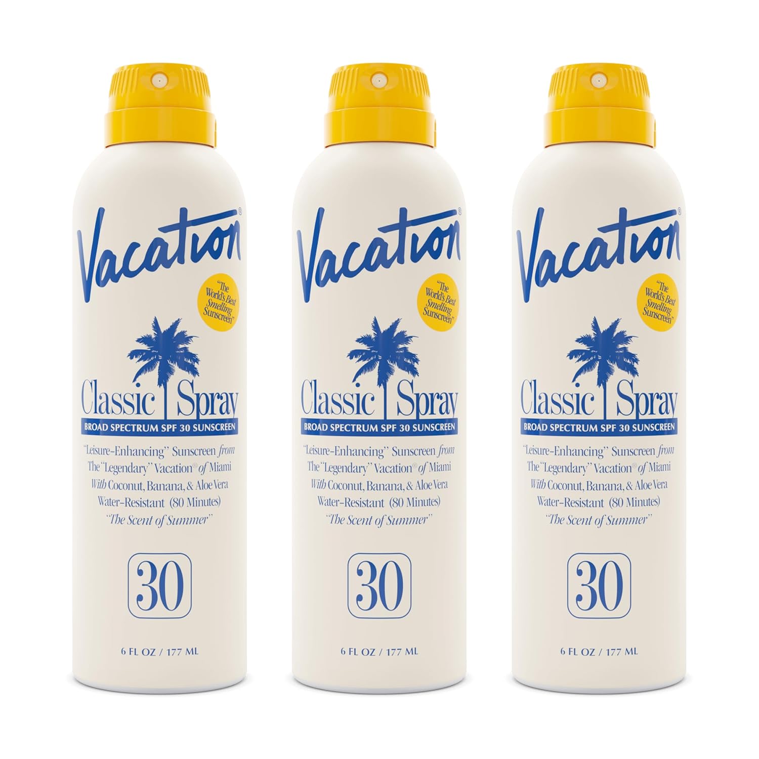 Vacation Classic Sunscreen Spray SPF 30 - Lightweight & Vegan