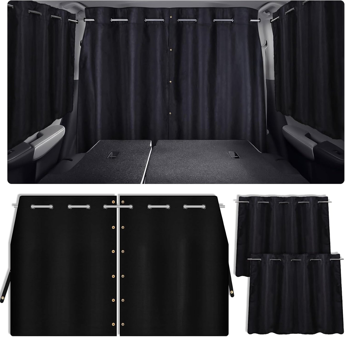 ZATOOTO Car Window Shades Set of 3 for Baby Privacy & Sun Block