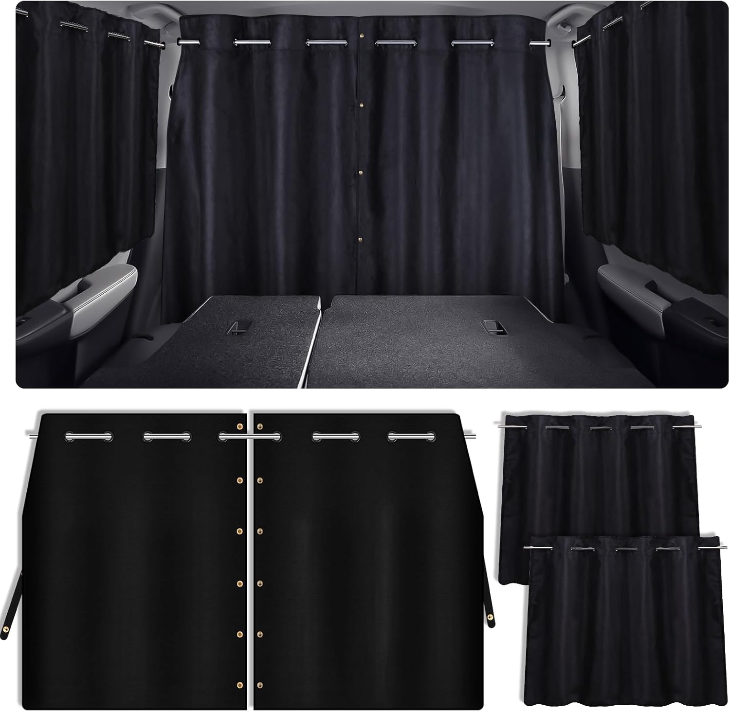 ZATOOTO Car Window Shades Set of 3 for Baby Privacy & Sun Block