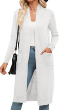 Zeagoo Women's Long Cardigan Sweater - Lightweight Open Front Duster