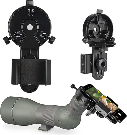 Upgrade Smartphone Scope Adapter for Spotting Scopes and More
