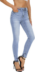 High Waisted Skinny Jeans for Women - Soft Stretchy Fit