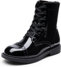DREAM PAIRS Girls Boys Combat Ankle Boots Side Zipper Shoes Occasions