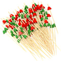 Honbay 100PCS Pine Tree Cocktail Picks - Vibrant Party Decor