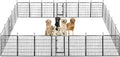 Dog Playpen 40 in 24 Panels - Heavy Duty Metal Exercise Pen