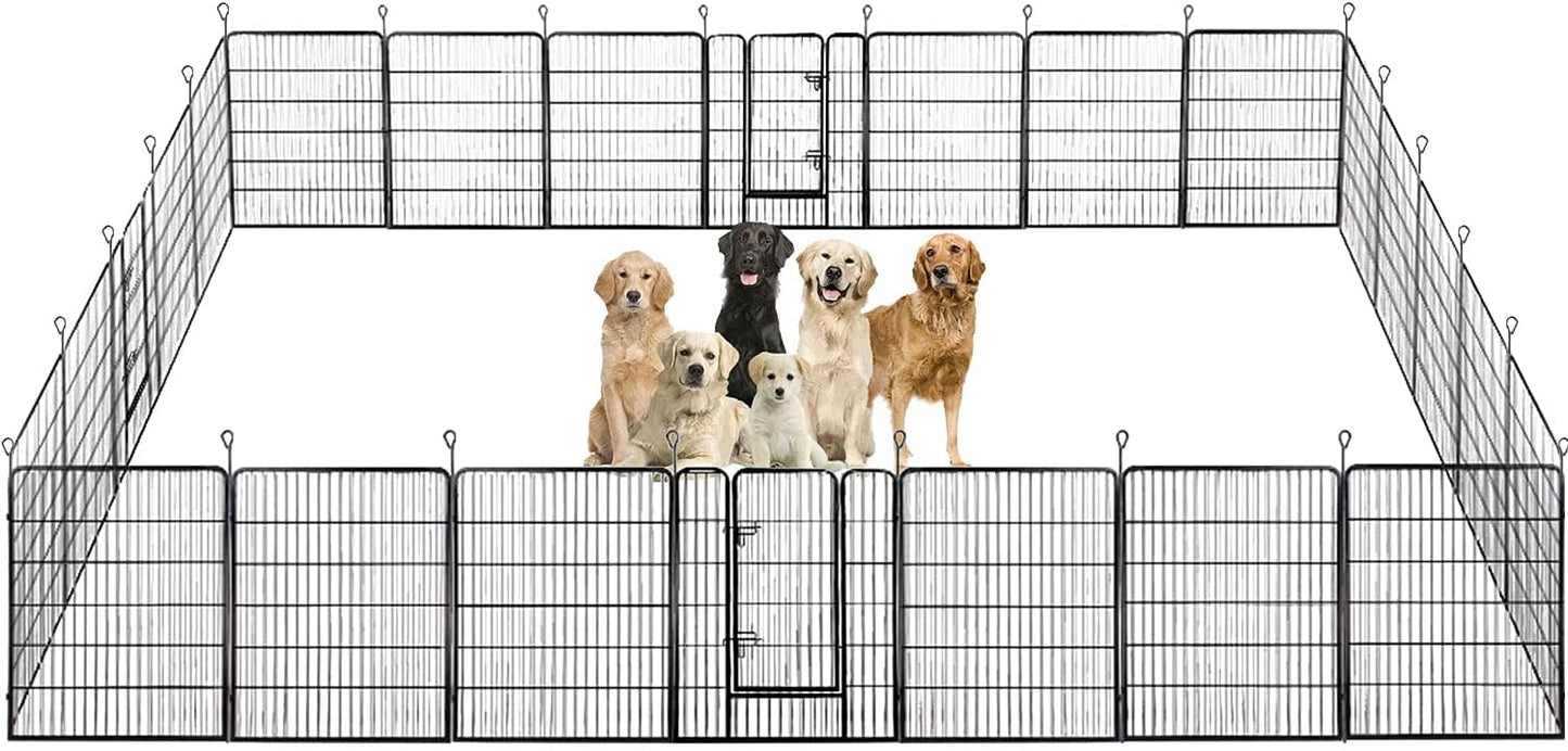 BestPet Dog Playpen 40 Inch Heavy Duty Metal Exercise Pen