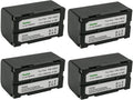 Kastar 4-Pack BDC-70 Battery Replacement for Hitachi and Topcon - High