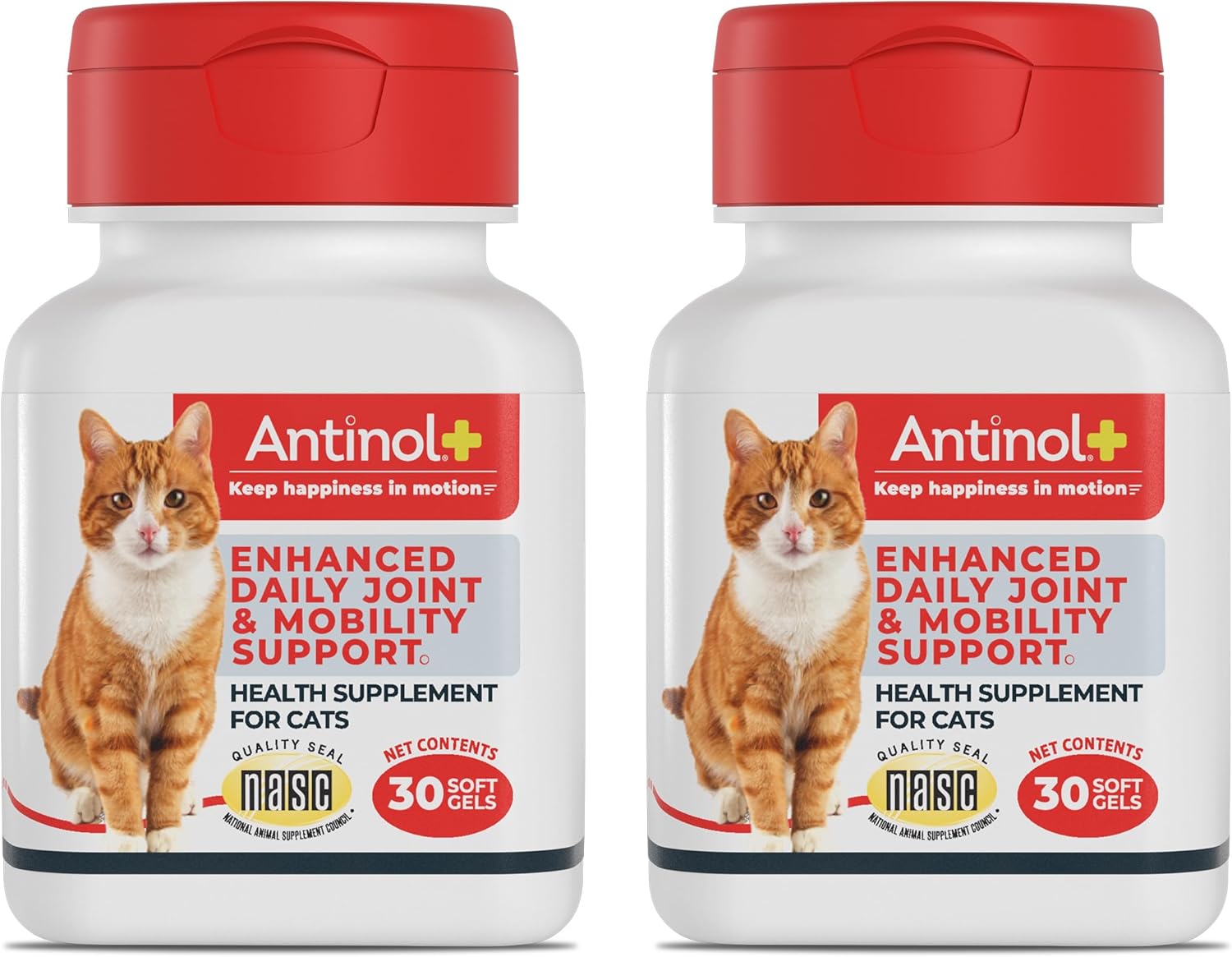 Plus Mobility Hip and Joint Supplement for Cats with Krill Oil