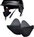 Half Helmet Ear Pads Speaker Pockets - Reduce Wind Noise & Protect
