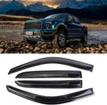 Window Visor Tape-on Side for 2009-2014 Ford F-150 SuperCrew - 4pc