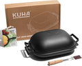 Cast Iron Bread Pan with Lid & Bread Lame - Heavy Duty Loaf Pan