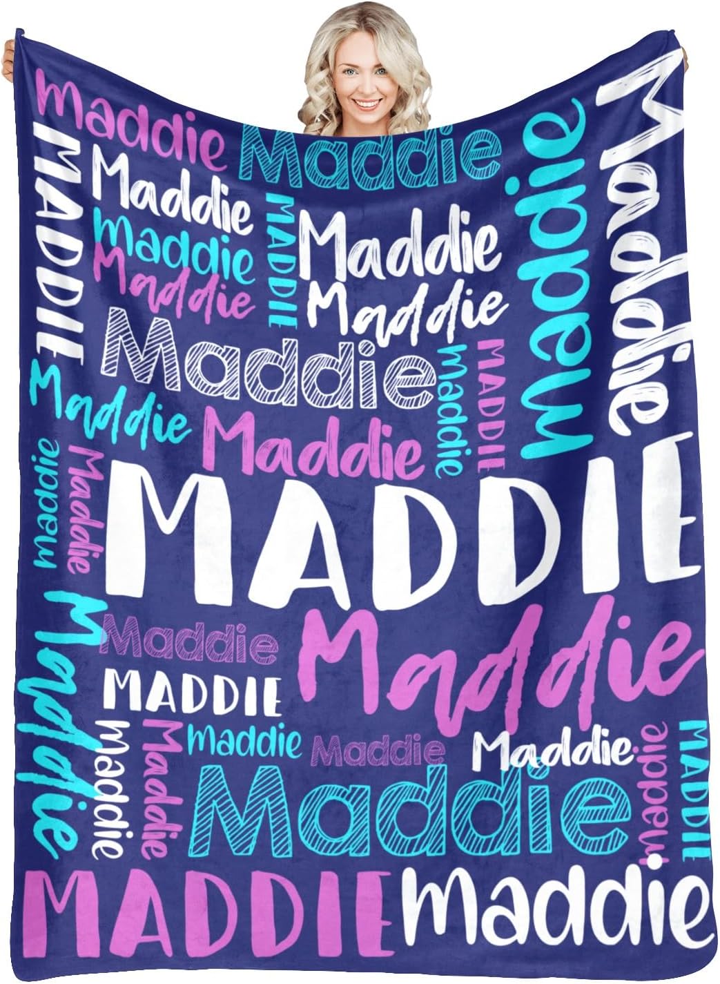 Personalized Blankets for Kids and Adults - Custom Name Throws