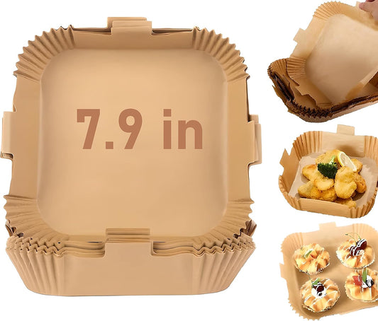 100 Waterproof & Non-Stick Air Fryer Liners